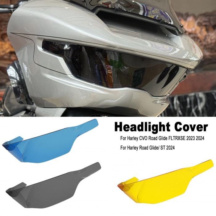 for Harley CVO Road Glide FLTRXSE & ST 2024 -  NEW Headlight Cover & Protector Motorcycle Fairing A
