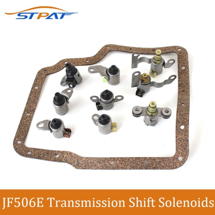 STPAT Transmission Shift Solenoids With Gasket JF506E 09A Fit For Volkswagen Tiptronic Ford Mazda L