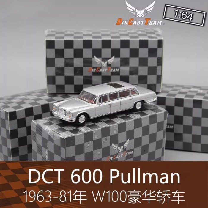 DCT 1: 64 RV รถรุ่น 600 Pullman 6 ประตู Pullman Silver W100 เหมาะสําหรับ Benz