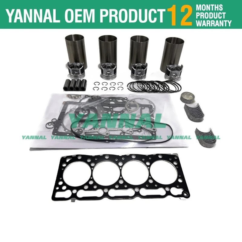 For Kubota V1505 V1505T Overhaul Rebuild Kit Engine Bobcat Excavator Repair Part
