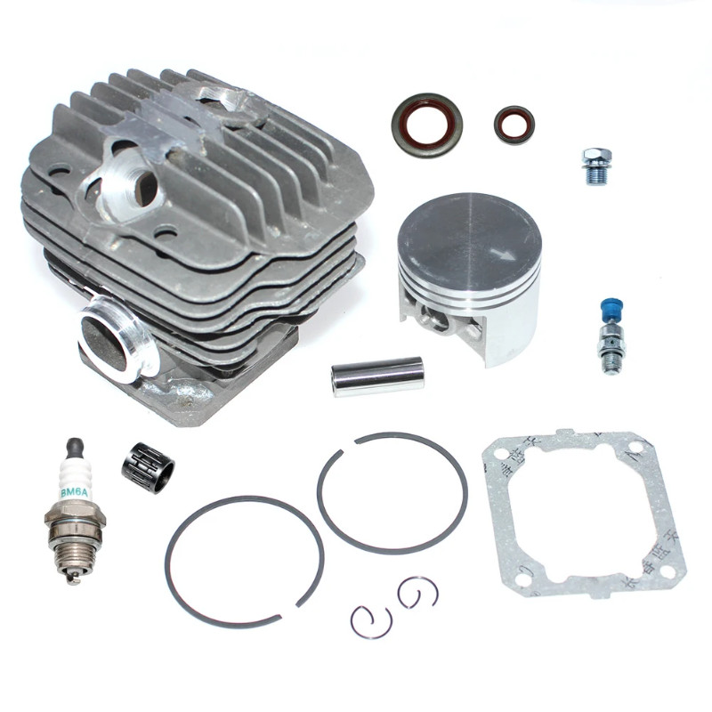 Nikasil Cylinder Piston Kit 50mm With 12mm Pin For Stihl 044 044C 044W 044R MS440 MS440C MS440D MS4