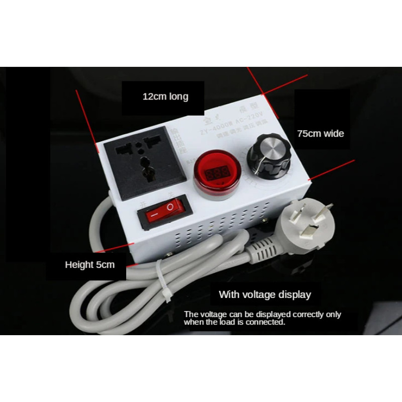 Single-phase AC motor speed regulator 4KW electronic speed switch pistol drill angle grinder polish