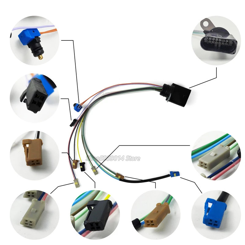 09G927363F 14Pins Transmission Harness For VW Golf Jetta Passat Polo Seat Skoda Octavia Fabia 09G 9
