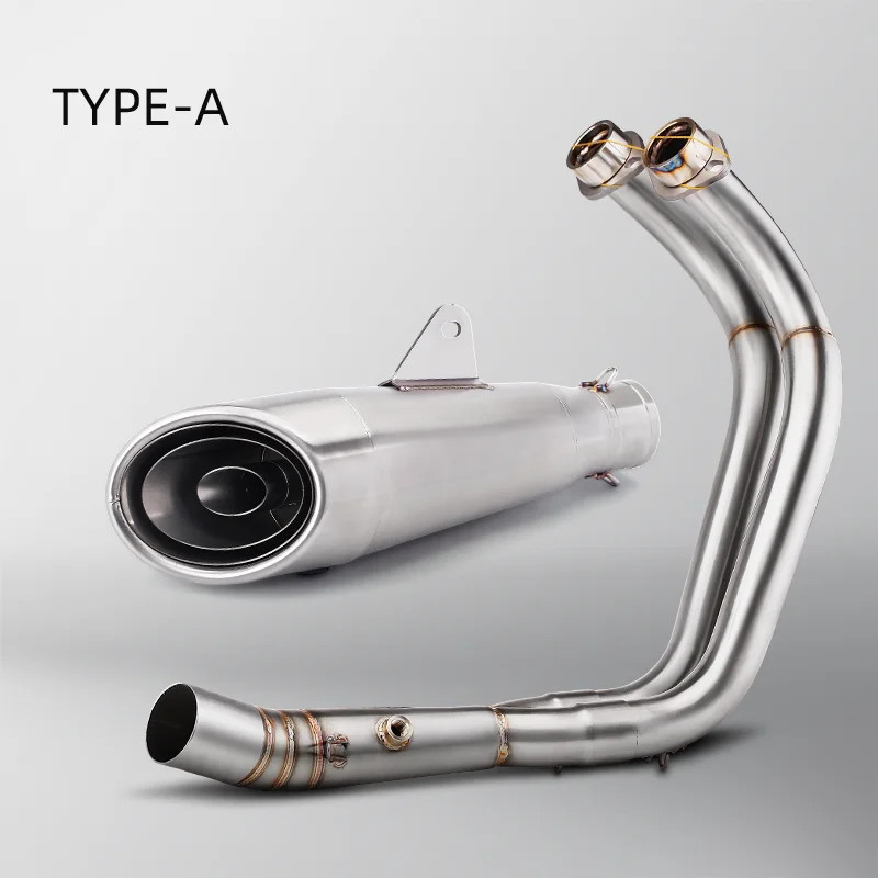 MT-07 FZ-07 Motorcycle Exhaust Full System SC Muffler Slip on Exhaust For MT07 FZ07 2014-2021 MT 07