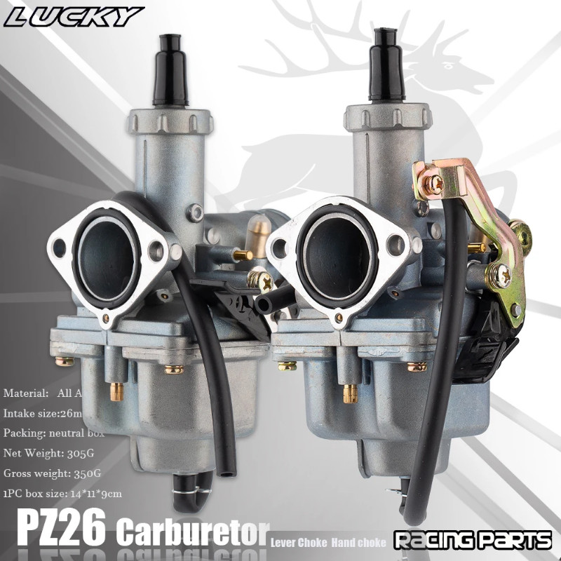 PZ26 Carburetor 26mm 125 150cc Carb For Honda CB125 XL125S TRX250 TRX 250EX Recon Carb 125cc ATV Di