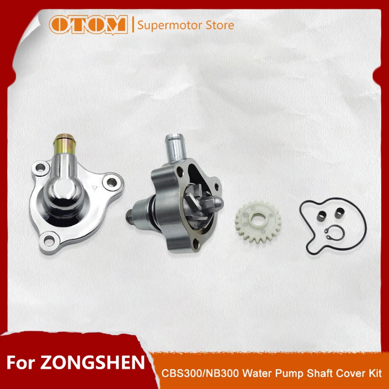Motorcycle Water Pump Shaft Cover Impeller Gear O-Ring Bearing Seal Kit For ZONGSHEN ZS174MN-3 CBS3
