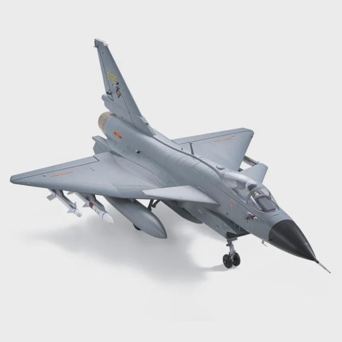 FMS J-10 EDF Jet 64mm RC Fighter Model with Brushless Motor Canard Design CNC Metal Landing Gear fo