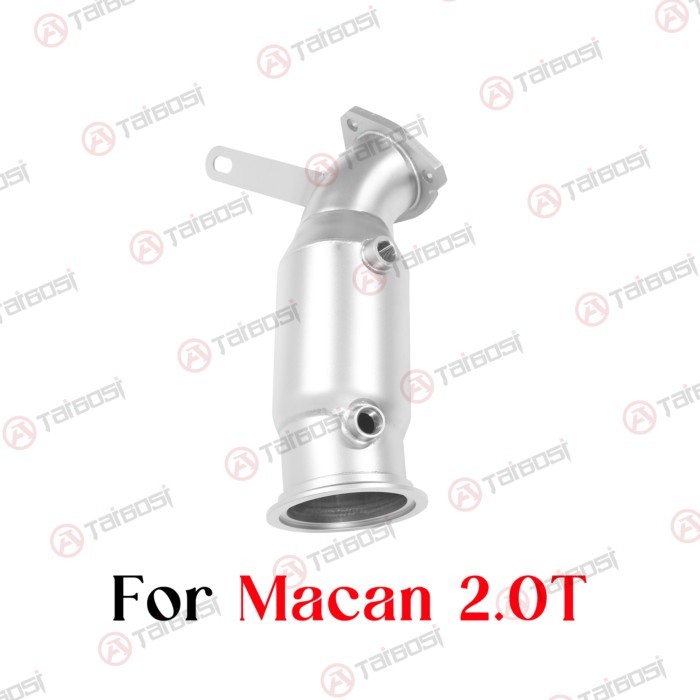 For Porsche Macan S 2.0T 3.0T 3.6T Car Exhaust Catless Downpipe 200 Cell Catted Catalyst Downpipe H