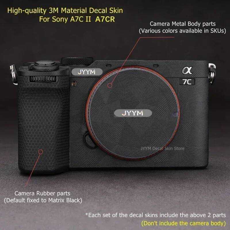 ▥ สําหรับ Sony A7cii A7c2 A7cr Decal ผิวเลนส์กล้องสติกเกอร์ไวนิลห่อฟิล์ม A7cm2 Mark II 2 M2 Mar