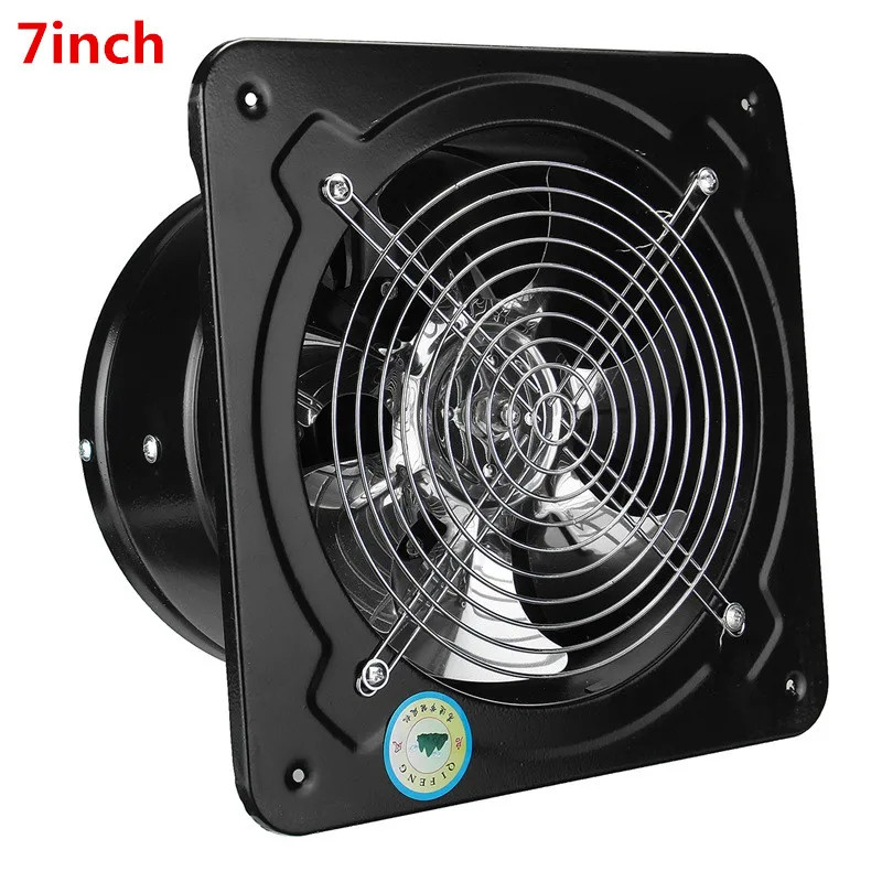 4/6/7inch Metal Booster Fan Extractor Exhaust fan Intake Ventilation Window Pipe Fan for Bathroom T