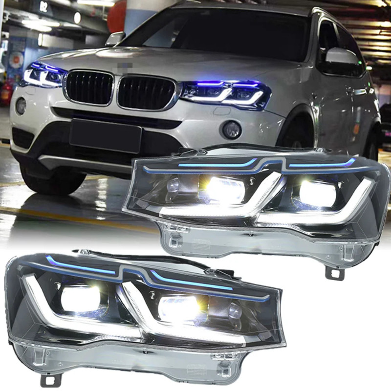 2pc Car Headlamp For BMW X3 F25 LED Headlight 2010-2017 X4 F26 Led Front DRL Turn Signal Light Asse