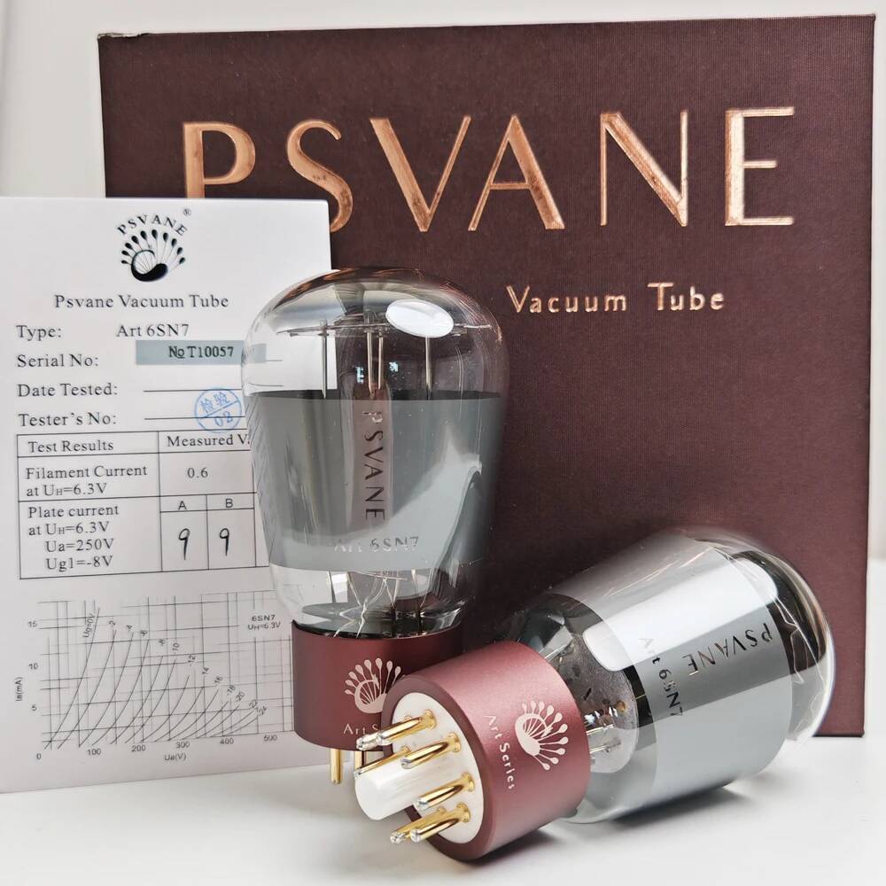 PSVANE ART 6SN7 ท่อสูญญากาศวาล์วเสียงไฮไฟอัพเกรด 6SN7 CV181 6N8P 6H8C 6SN7GT 5692 Electron Tube Ampl