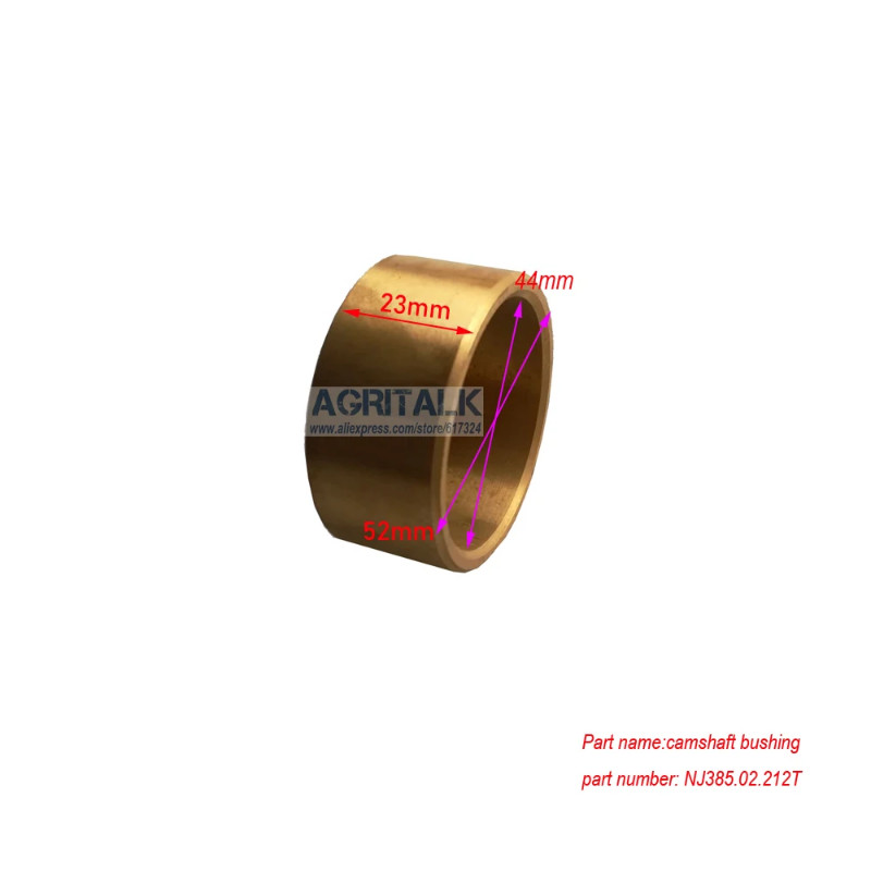 NJ385.02.212T , camshaft bushing of engine NJ385 ( IL316DI-DAF) for Fengshou Lenar 254/274