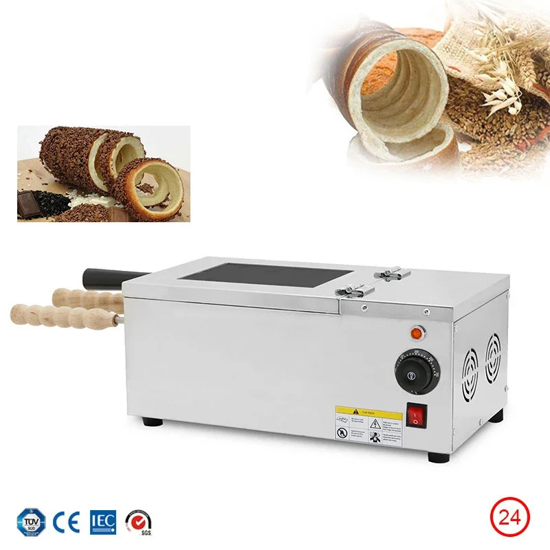 Commercial Bagel Machine, Ice Cream Bagel Machine, Chimney Rolling Machine, Hungarian Cake Roll Ove