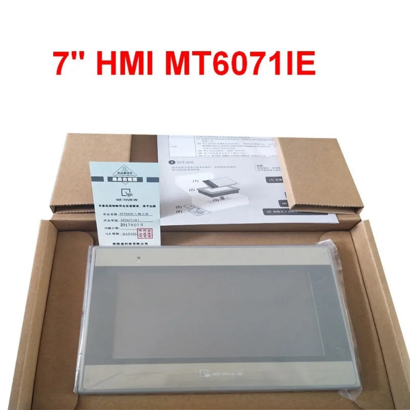 7" HMI MT6071IE HMI 7 inch TFT LCD Display 800*480 Touch Panel with Ethernet Weintek Weinview New I