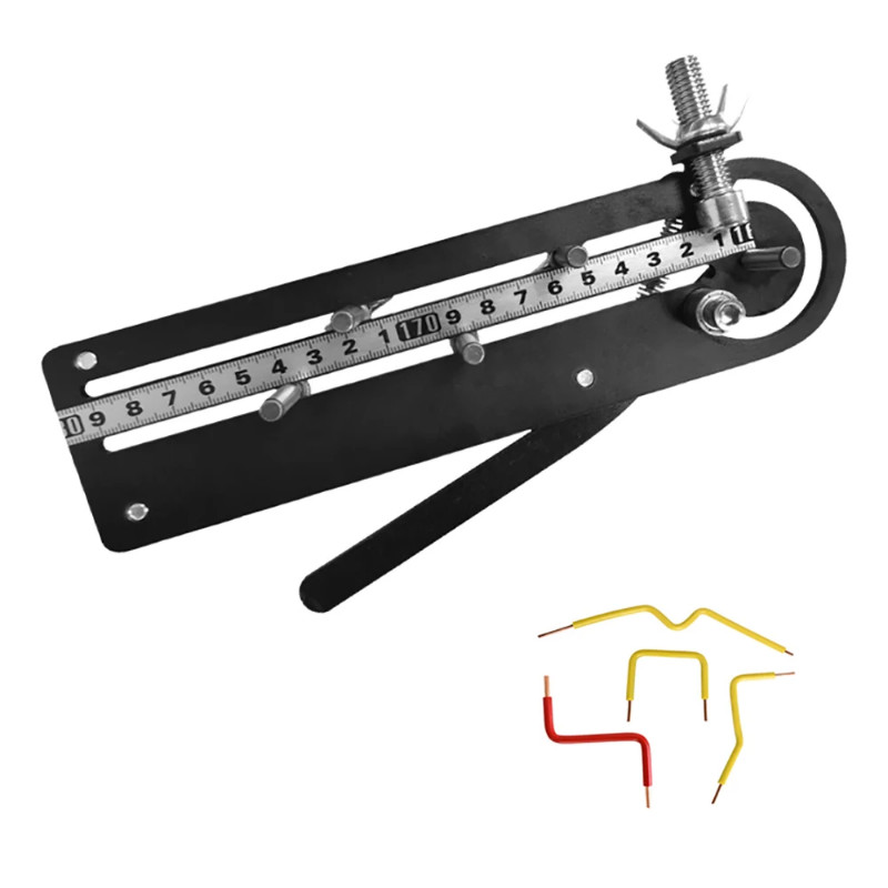 Mini Manual Wire Bending Machine 1-25MM2 Power Cable BV Hard Wire Bender Copper Iron wire Bending T