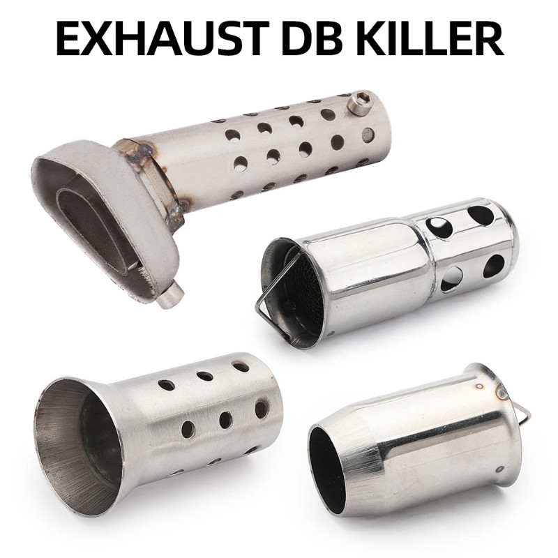 Universal End Catalyst DB Killer Silencer Noise Sound Eliminator for Motorcycle Exhaust 51MM Interf