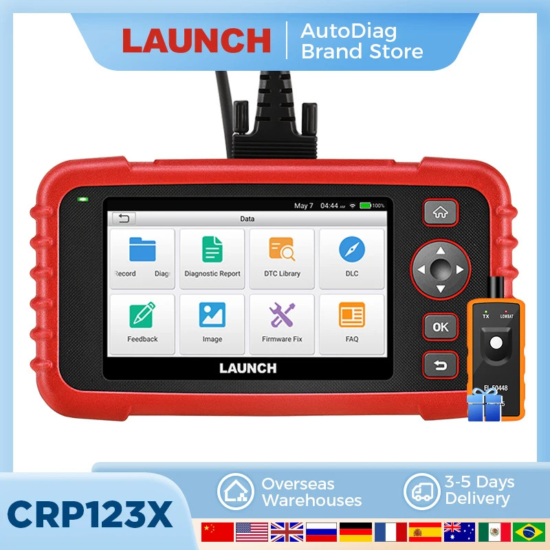 LAUNCH X431 CRP123X Scanner OBDII Automotive Scan Tools Four System Diagnosis Auto Professional OBD