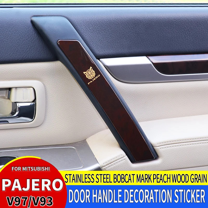 Suitable for Mitsubishi Pajero Gear Head Sticker Modification Pajero V97V93V95V98 Handle Decoration