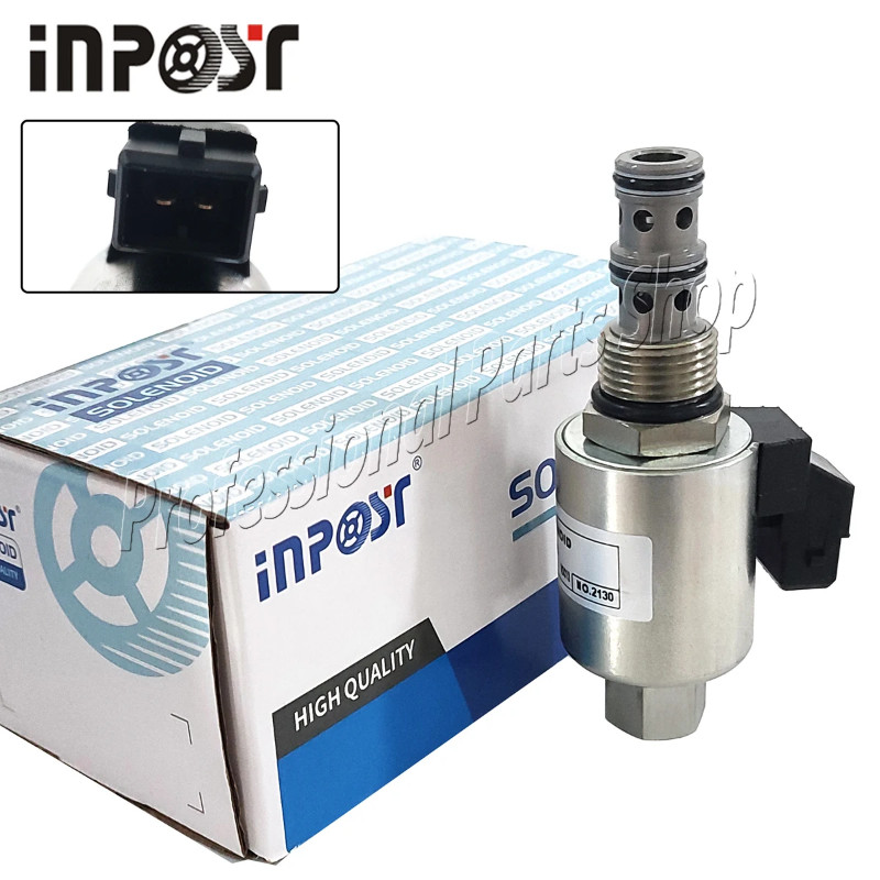 12V 25/105200 Engine Hydraulic Solenoid Valve For JCB 214 2CX 3CX 1550B 1400B 1700B 3C 3DX 4CN 25-1