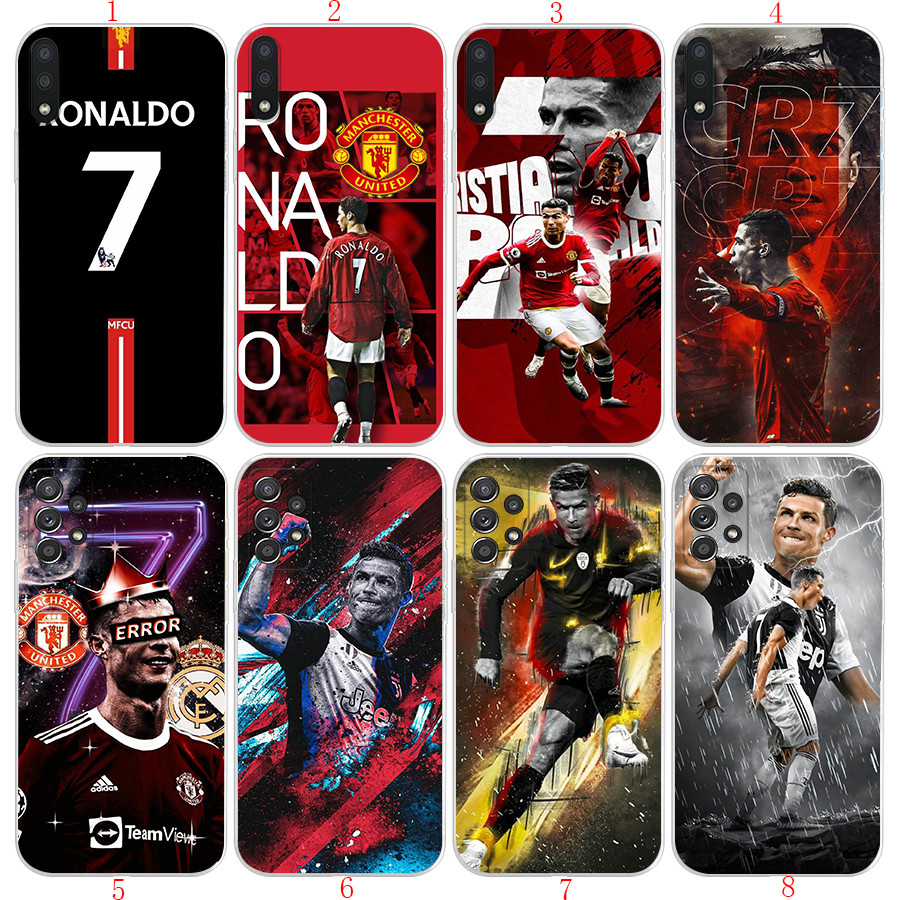 Samsung A6 A8 A9 J4 2018 J2 J4 J5 J6 J7 Prime Plus B29 ECR7 Cristiano Ronaldo เคสโทรศัพท์โปร่งใสนุ่ม