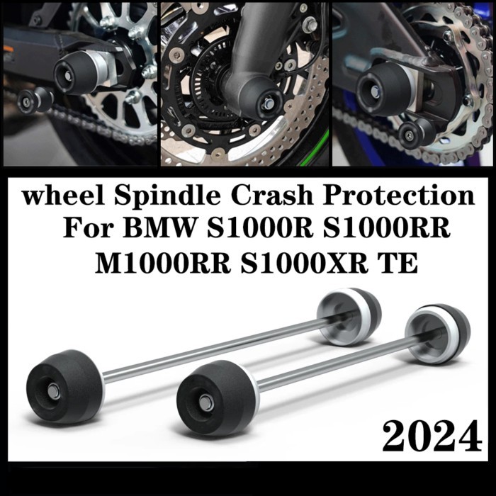 S1000RR 2024 For BMW S1000RR M1000RR S1000R S1000XR TE 2024 Front Rear wheel Spindle Crash Protecti