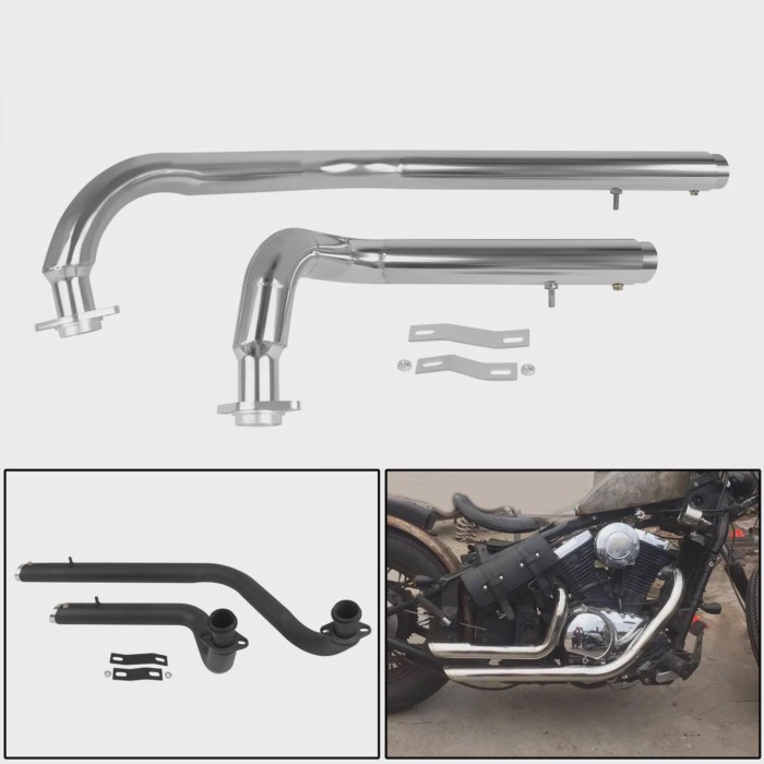 For Kawasaki Vulcan 800 S EN800 VN800 S800 VN400 All Years Motorcycle Exhaust Pipe With Muffler Kit