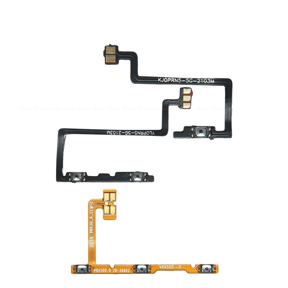 ปุ่มปรับระดับเสียงสวิตช์ไฟเปิดปิดคีย์ Flex Cable สําหรับ OPPO Realme Narzo 30 30A GT Master Neo
