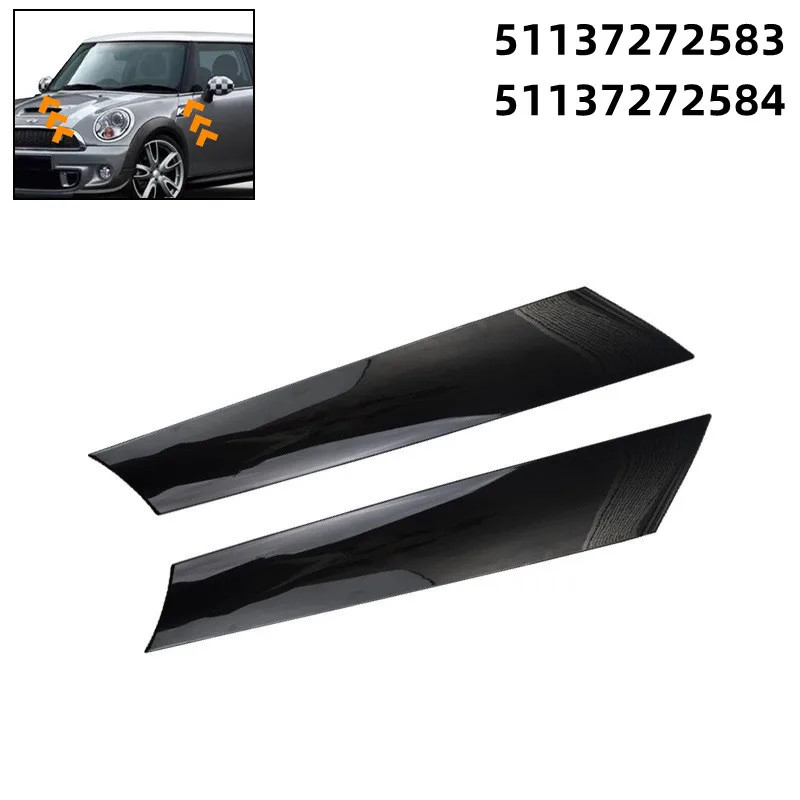 Windshield Post Trim A Pillar Molding Cover For Mini Cooper R55 R56 R57 2007-2015 Replaces 51137272