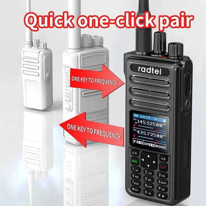 ▥  Rt-730 Ip67 กันน้ํา 10W Air Band Walkie Talkie AM FM สมัครเล่น HT 199Ch Usb-C แบตเตอรี