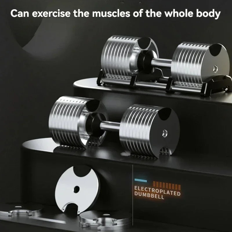 Dumbbell Custom Cheapest Gym Equipment Fitness Steel Dumbells Set Adjustable Weight Dumbbell For Bo