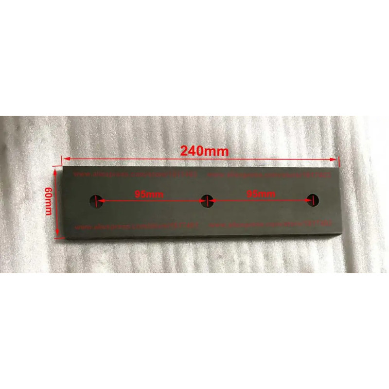 24PMF.01.101 bed blade 24PMF.02.101 anvil, WC-6 / WC-8 Wood chipper made by Dongfeng Town Sunny / C