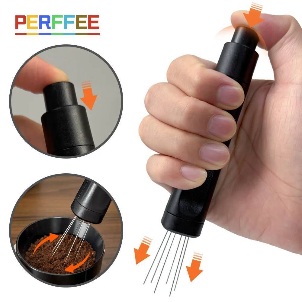 Flick Espresso WDT เครื่องมือ Retractable WDT สําหรับกาแฟเอสเปรสโซ Telescoping Distribution เครื่องม