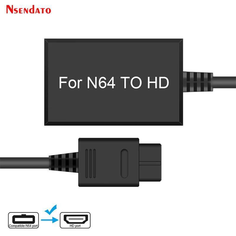1080P N64 To HDMI-ใช้งานร่วมกับ Converter สําหรับ Nintend 64/GameCube/SNES Plug Play HDTV HDMI-ใช้งา