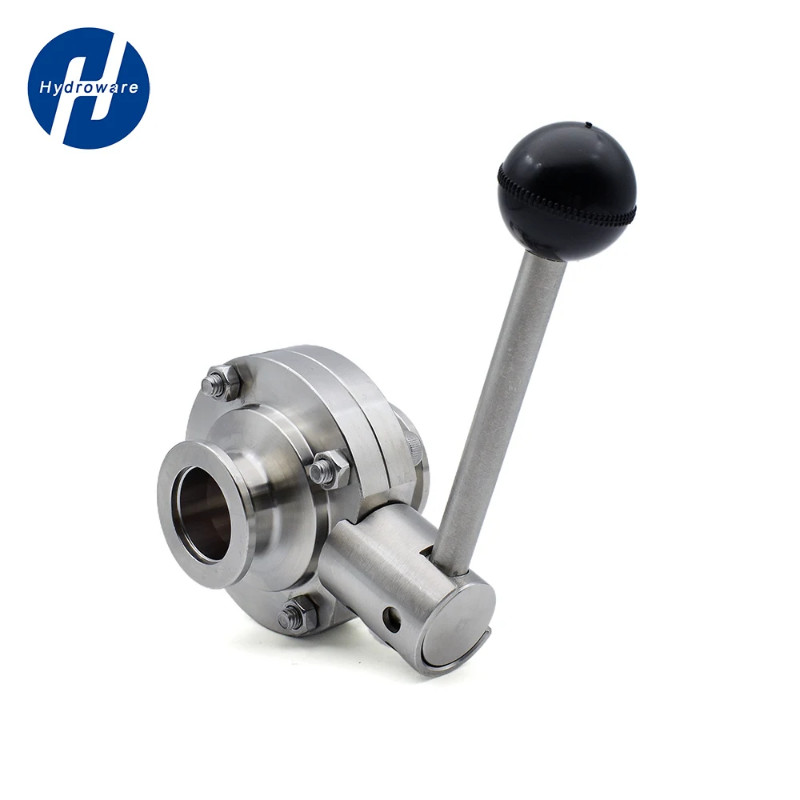 KF16 KF25 KF40 KF50 High Vacuum Butterfly Valve SUS304 Stainless Steel, Sanitary Manual Shut Off Co