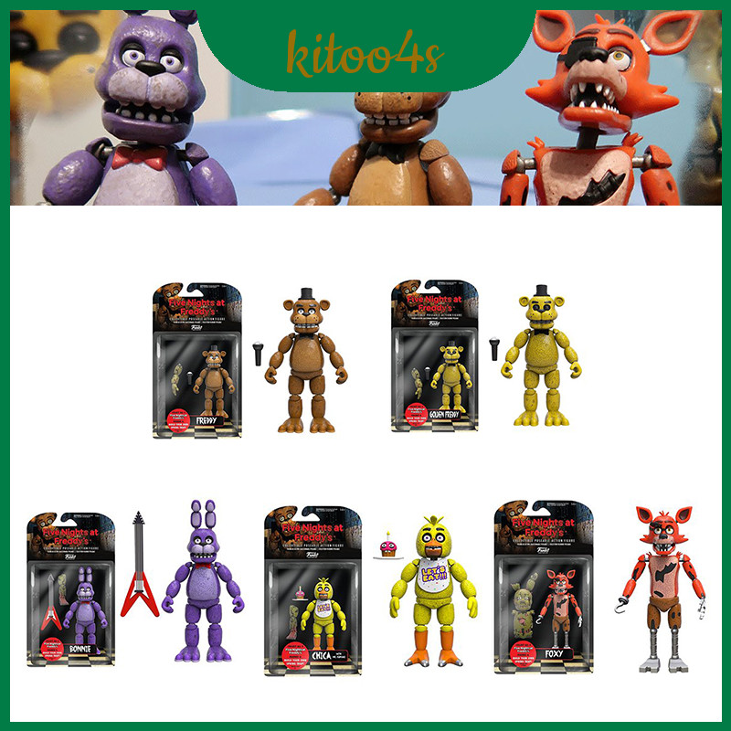 Funko Five Fnaf Nights At Freddys Action Figure Articulated Golden Kids Freddy สําหรับ