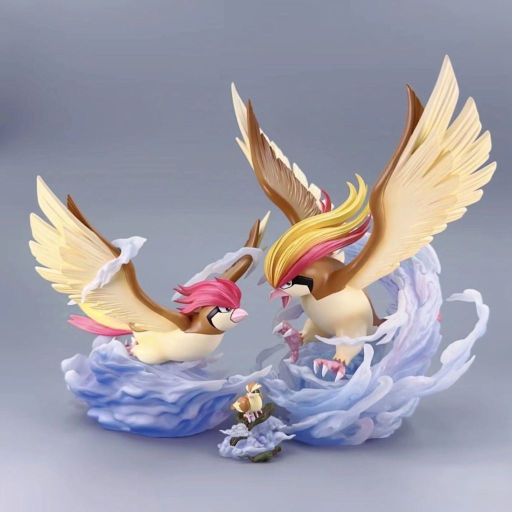 Pokémon Pidgeot Pidgeot Evolution Set ตัวละครวันเกิดเด็กปริศนาของขวัญของเล่นเด็ก