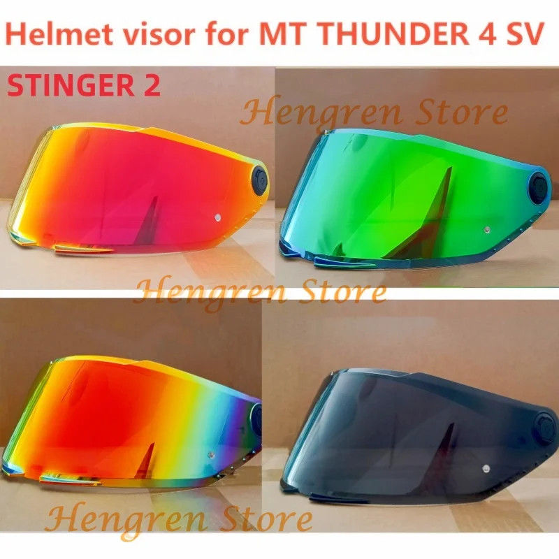 Helmet visor for MT THUNDER 4 SV STINGER 2 MT-V-28B Breaker SV Replacement helmet shield Glasses Go