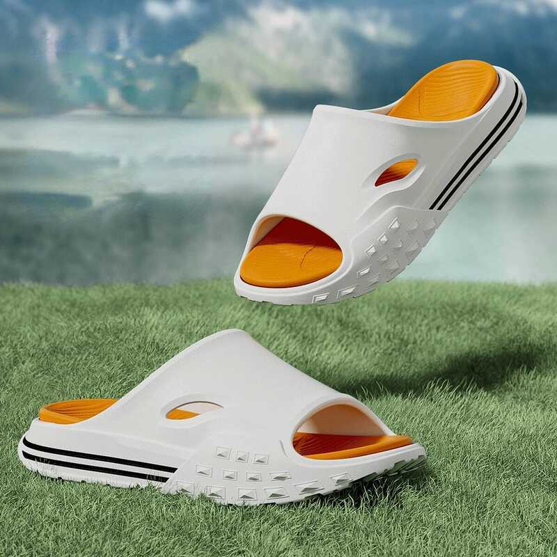 C Men's Sandal Slippers New Summer Sneaker Slippers Men Thick Bottom Platform Slides Soft Slippers