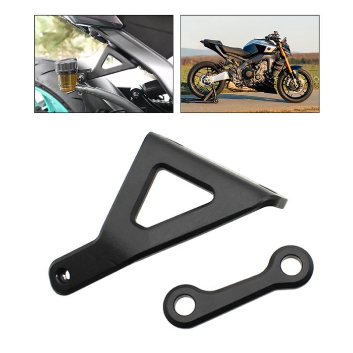 FOR YAMAHA MT-09 MT 09 2024 2025 Rear Footrest Blanking Plate Motorcycle MT09 Exhaust Hanger Bracke