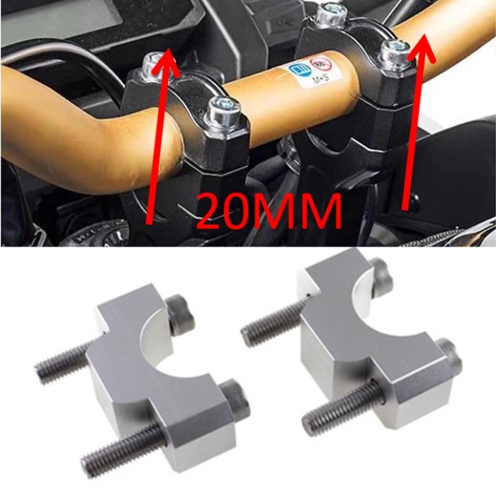 Lift Handlebar Riser 20MM For HONDA CB650R F CBR650R CBR 650 Aluminum Handlebar Clamp Adapter eleva