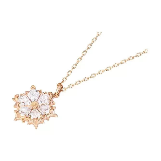 ,,Swarovski สวารอฟสกี้ Magic เกล็ดหิมะ beautiful สร้อยคอ แสดงอารมณ์แฟชั่นระดับสูง necklace MHD