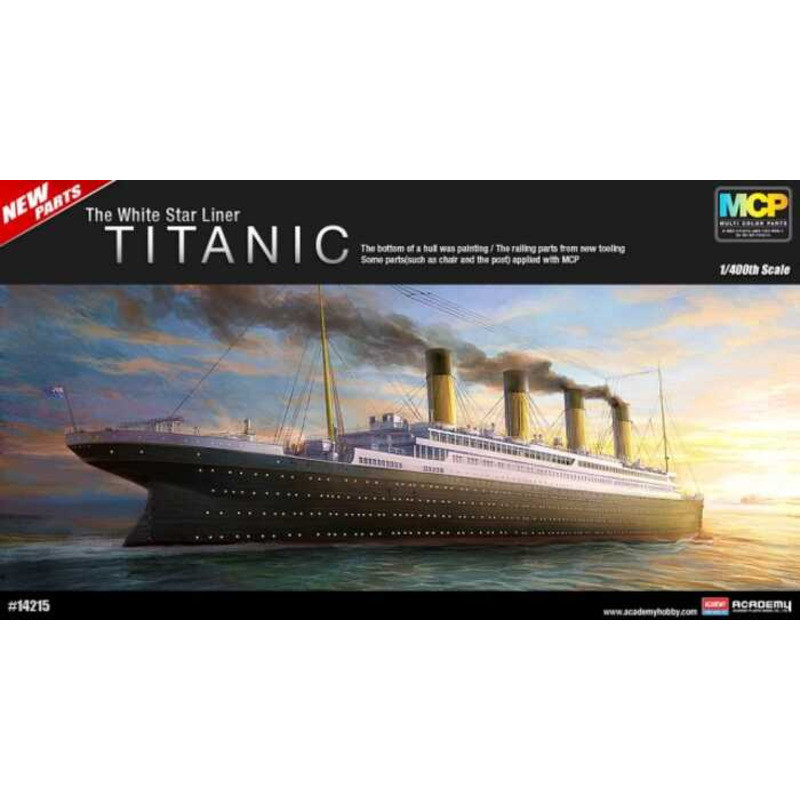 Academy 14215 The White Star Liner Titanic 1/400 Static model kit