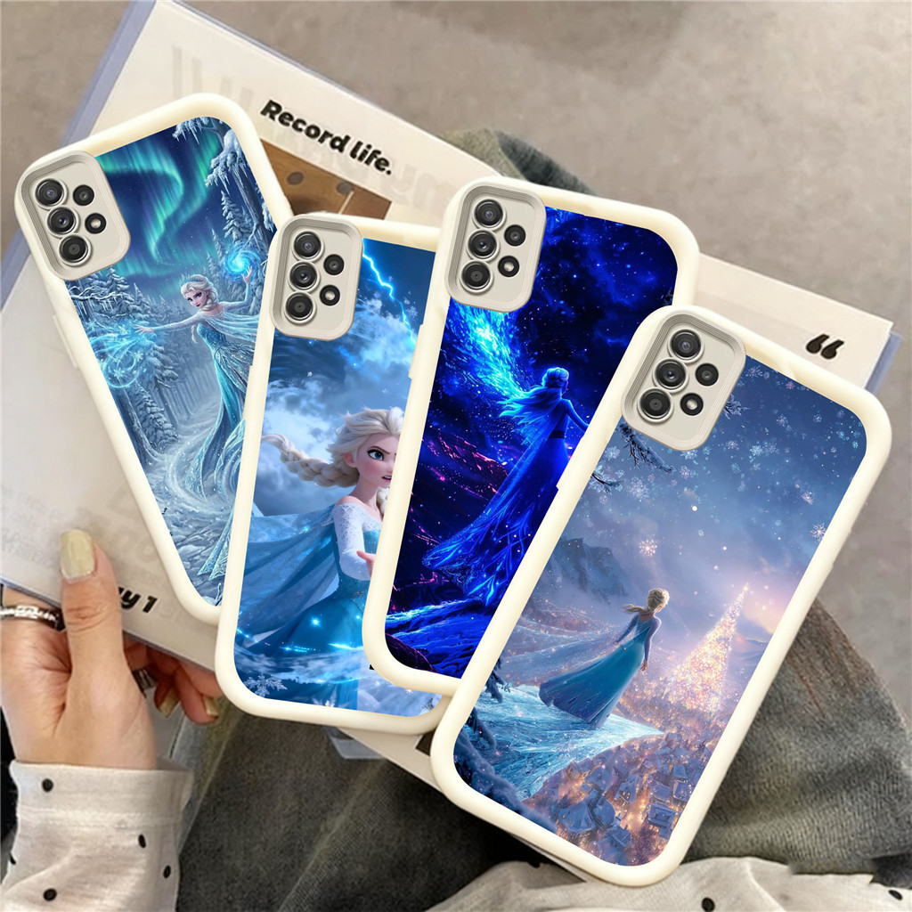 VK12 Frozen Casing สําหรับเคสซิลิโคนอ่อนนุ่ม Samsung A06 A22 A04 A02S S24 M02S M15 A03S A03 A16 F02S
