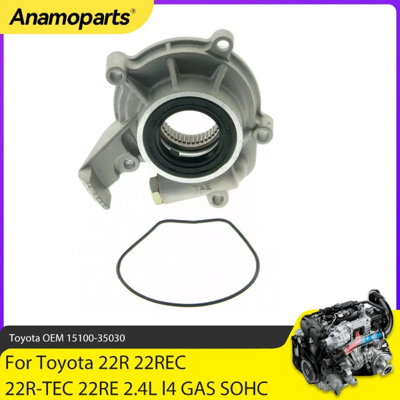 Engine Parts Oil Pump Fit 2.4 L For Toyota 4Runner Pickup Celica 22R 22REC 22R-TEC 22RE 2.4L L4 GAS
