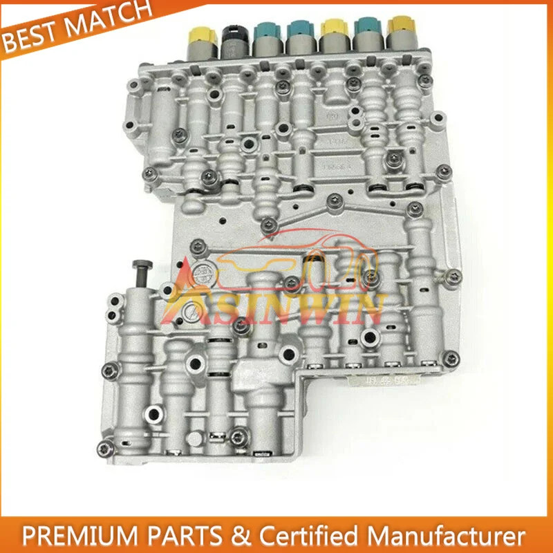 6HP21 6HP28 Transmission Valve Body with 9 Solenoid Valves Fits For BMW Audi Jaguar ZF6HP21 ZF6HP28