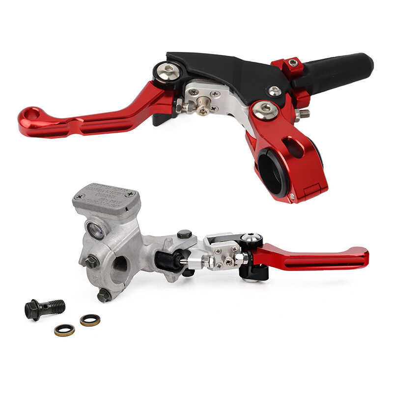 Zhenglin MX6M4M7 ก้านคลัตช์รถจักรยานยนต์ออฟโรดชุดคันโยกคลัตช์ MX6 เบรคคลัตช์รถจักรยานยนต์ออฟโรด