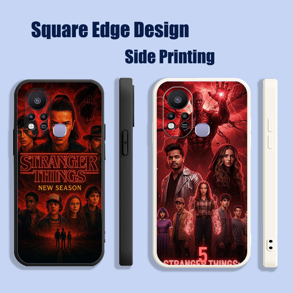 ปลอกสําหรับ Huawei Nova 3i 7i 8i 5T Y9S คนแปลกหน้าฤดูกาล 5 DJC02 เคสโทรศัพท์ขอบสี่เหลี่ยม