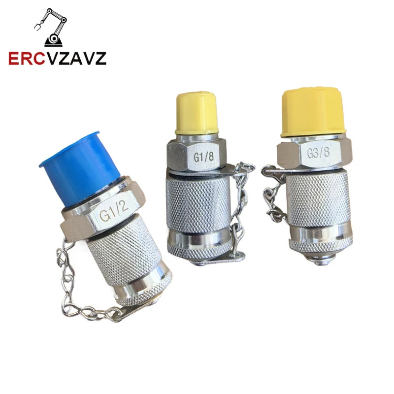1pcs Hose Fitting Adapter G1/2 G1/4 G1/8 G3/8 UNF7/16-20 NPT1/4 G14 Thread Hydraulic Test High Pres