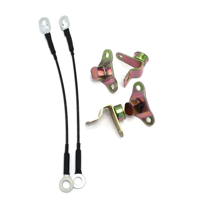 WM-pjCar Tailgate Hinges and Cables Repair Kit 16637945 for Chevy Silverado 1500 GMC Sierra 1500 19
